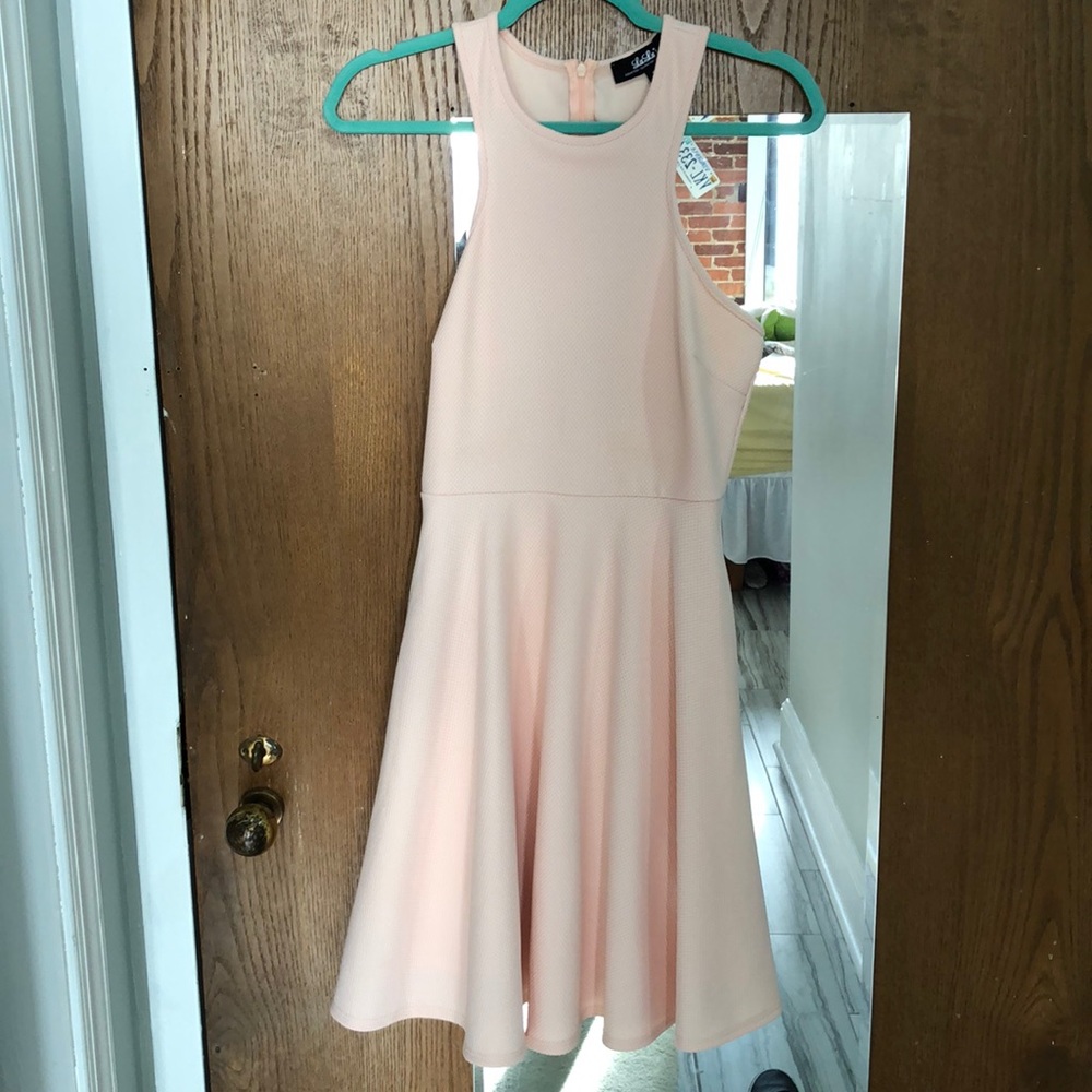Pale pink semi formal dress
